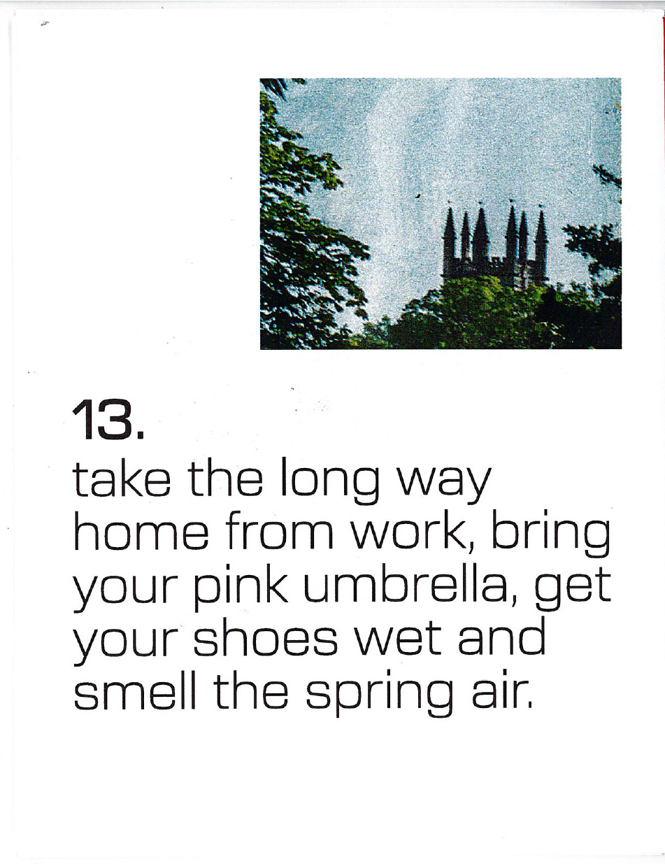 back cover of of floral understand zine